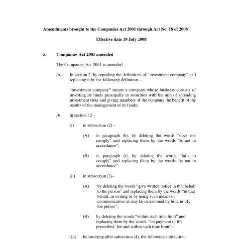 Document preview: namca2001 — Document, Mauritius (CERFA n°namca2001)
