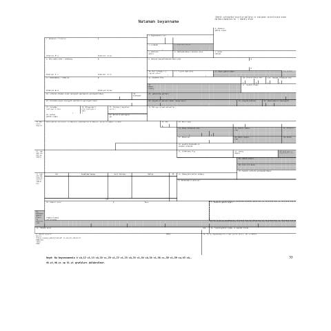 Document preview: Natamam bəyannamə — Bəyannamə (déclaration), Azərbaycan