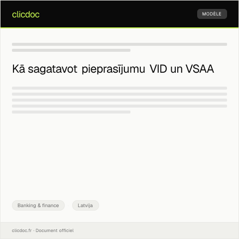 Document preview: Pieprasījums par naudas pārskaitījuma noformēšanu un darbības atbilstības pārbaudi — Banking & finance, Latvija