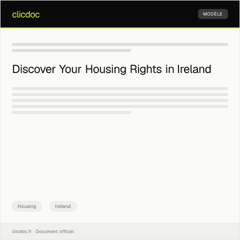Document preview: Notice of Housing Rights Workshop — Housing, Ireland