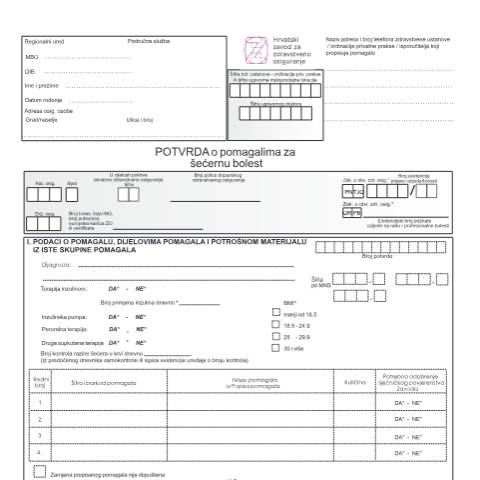 Document preview: PotSecBol 16.05.2019 — Zdravstveno (sante), Hrvatska (CERFA n°PotSecBol 16)