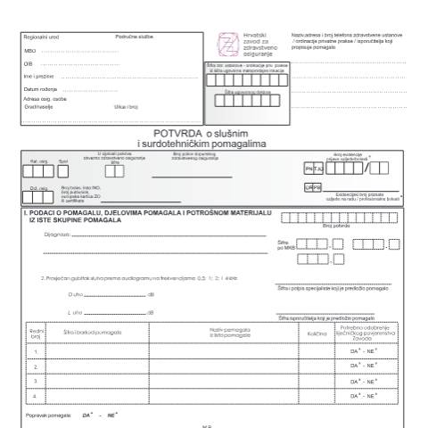 Document preview: PotSlu 09122022 — Zdravstveno (sante), Hrvatska (CERFA n°PotSlu 09122022)