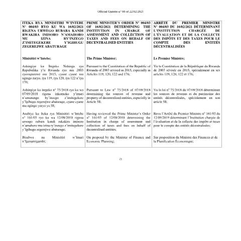 Document preview: prime minster order appointing rwanda revenue authority new version page 75 75 83 — Document, Rwanda (CERFA n°prime_minster_order_appointing_rwanda_revenue_authority_-_new_version__page_75_-75-83)