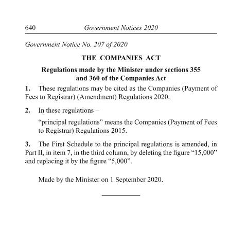 Document preview: 207_The Comp _Payment of Fees — Document, Mauritius (CERFA n°207_The-Comp-_Payment-of-Fees-1)