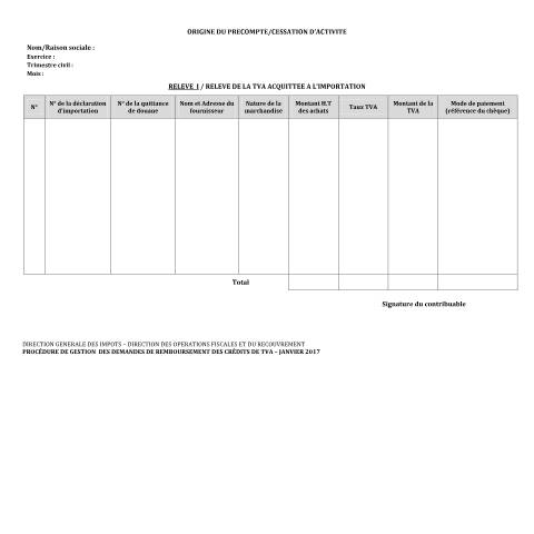 Aperçu du document origine_du_precompte_cessation — Précomptes TVA, Algérie (CERFA n°origineduprecomptecessation)