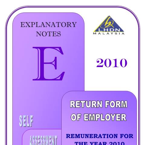 Document preview: E 2010 Explanatory Notes & EA & EC Guidenotes — Employer, Malaysia (CERFA n°EA)