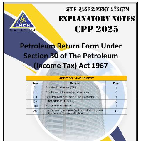 Document preview: CPP 2025 Explanatory Notes — Petroleum, Malaysia