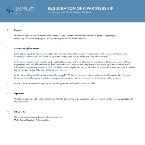 Document preview: Downloads — registration_partnership5022c7ce-8d68-4906-bd37-01bca2197a5d.pdf — corporate_tax, Malta (CERFA n°registration_partnership5022c7ce-8d68-4906-bd37-01bca2197a5d)