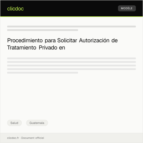Vista previa del documento Pedido de autorización para continuar tratamiento en centro de salud privado — Salud, Guatemala