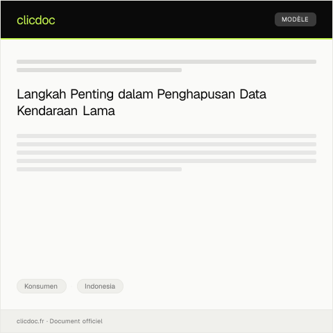Document preview: Pengajuan Penghapusan Data Kendaraan Lama — Konsumen, Indonesia