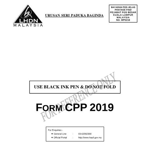Document preview: CPP 2019 — Petroleum, Malaysia
