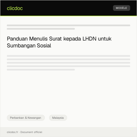 Document preview: Pengurusan Sumbangan Sosial — Perbankan & Kewangan, Malaysia