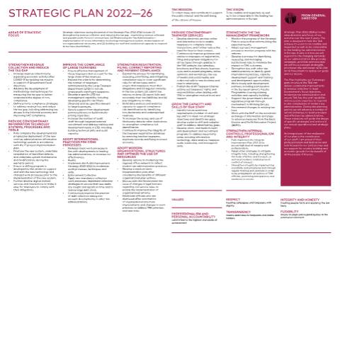 Document preview: Strategic Plan 2022-2026 — Flyers, Kosovë