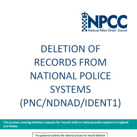 Document preview: Record deletion guidance and application form — Home Office, United Kingdom