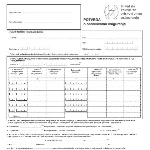 Document preview: PotOsn 14042014 — Zdravstveno (sante), Hrvatska (CERFA n°PotOsn 14042014)