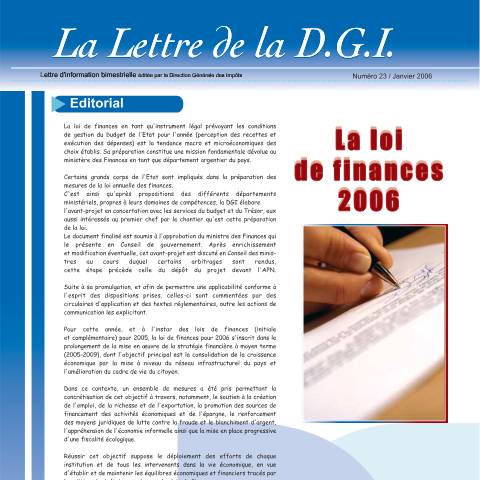 Aperçu du document LDGI 23 — Lettres de la DGI, Algérie (CERFA n°LDGI 23)