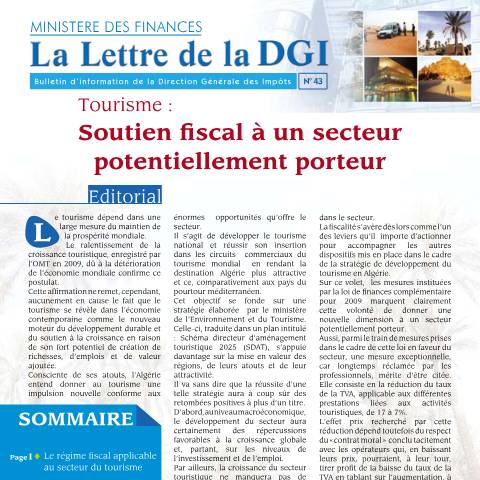 Aperçu du document LDGI 43 — Lettres de la DGI, Algérie (CERFA n°LDGI 43)