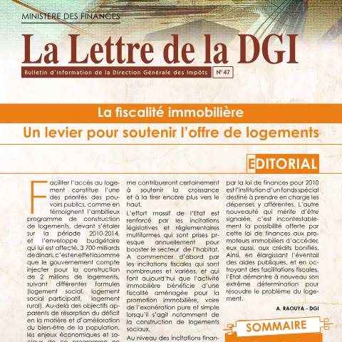 Aperçu du document LDGI 47 — Lettres de la DGI, Algérie (CERFA n°LDGI 47)