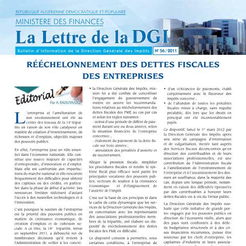 Aperçu du document LDGI 56 — Lettres de la DGI, Algérie (CERFA n°LDGI 56)