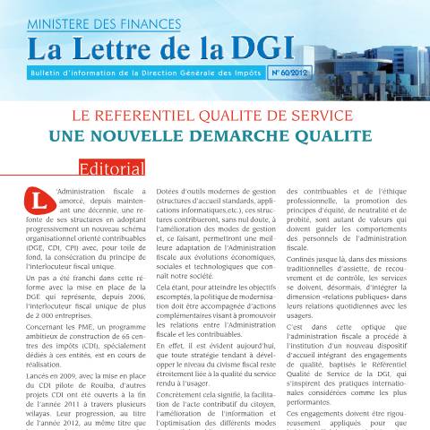 Aperçu du document LDGI 60 — Lettres de la DGI, Algérie (CERFA n°LDGI 60)
