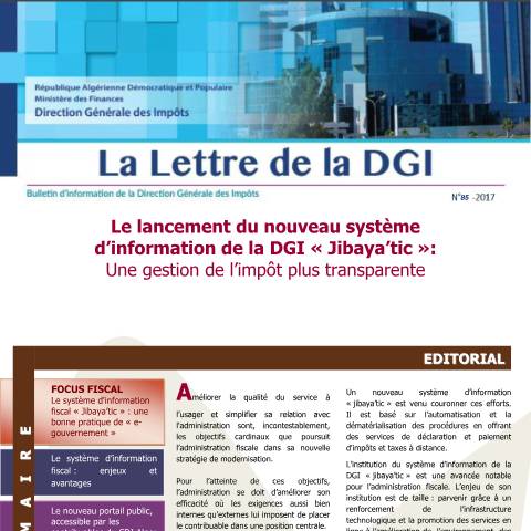 Aperçu du document ldgisi2 — Lettres de la DGI, Algérie (CERFA n°ldgisi2)