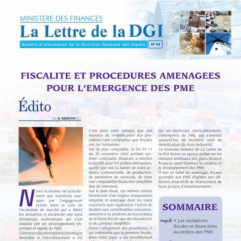 Aperçu du document LDGI 44 — Lettres de la DGI, Algérie (CERFA n°LDGI 44)