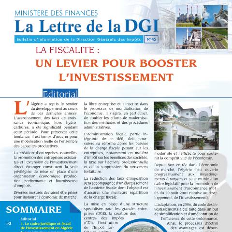 Aperçu du document LDGI 45 — Lettres de la DGI, Algérie (CERFA n°LDGI 45)