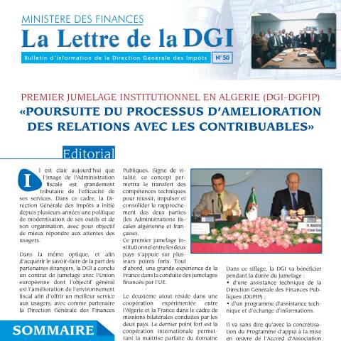 Aperçu du document LDGI 50 — Lettres de la DGI, Algérie (CERFA n°LDGI 50)