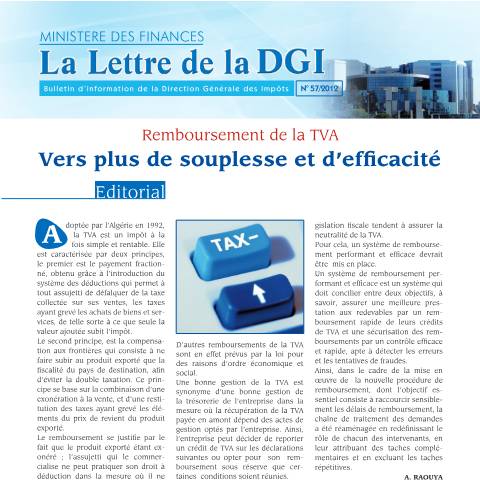 Aperçu du document LDGI 57 — Lettres de la DGI, Algérie (CERFA n°LDGI 57)