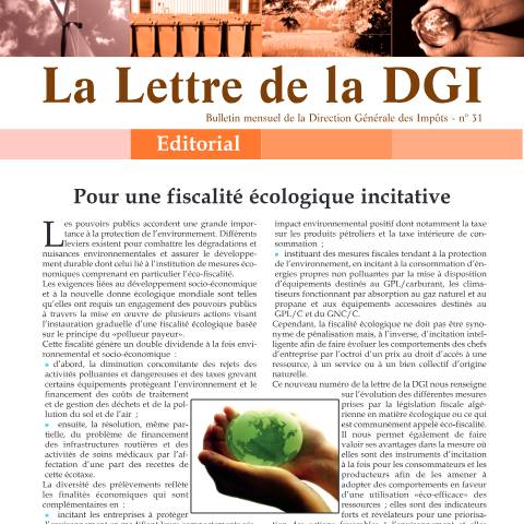 Aperçu du document LDGI 31 — Lettres de la DGI, Algérie (CERFA n°LDGI 31)