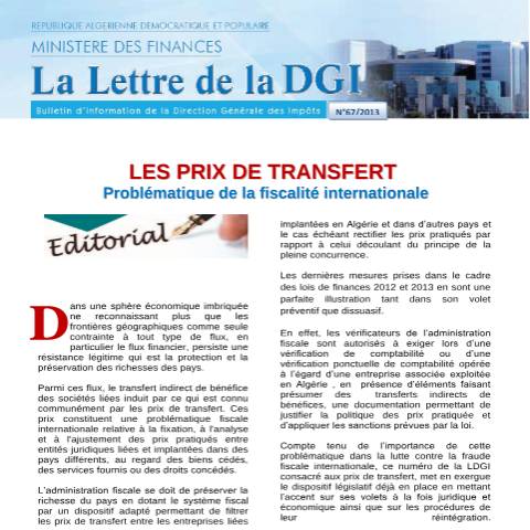 Aperçu du document LDGI 67 — Lettres de la DGI, Algérie (CERFA n°LDGI 67)