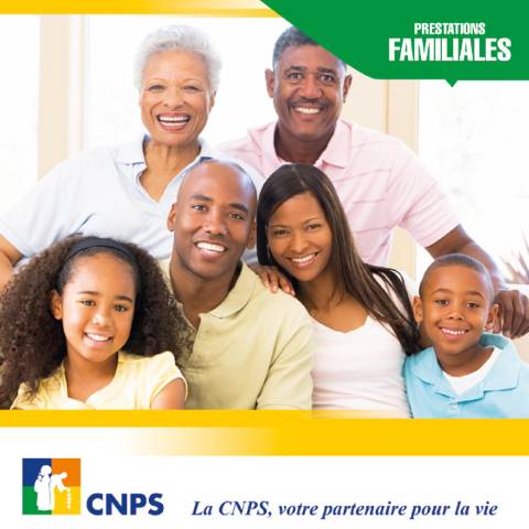 Aperçu du document prestations familiales — Document CNPS (prévoyance sociale), Côte d'Ivoire