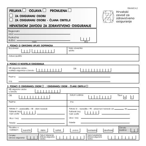 Document preview: 432297 — Zdravstveno (sante), Hrvatska (CERFA n°432297)