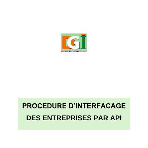 Aperçu du document FNE procedureapi — Document officiel, Côte d'Ivoire