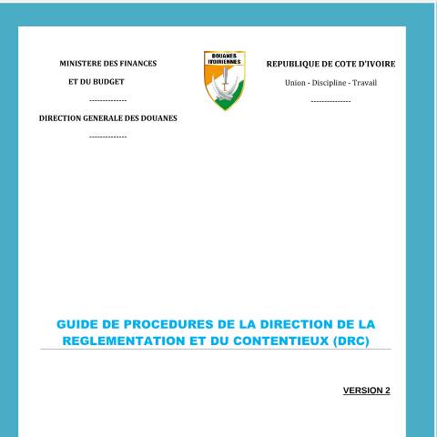 Aperçu du document PROCÉDURES DRC — Document douanier officiel, Côte d'Ivoire