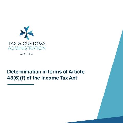 Document preview: Public Owned Companies — determination_art43_6f.pdf — corporate_tax, Malta (CERFA n°determination_art43_6f)