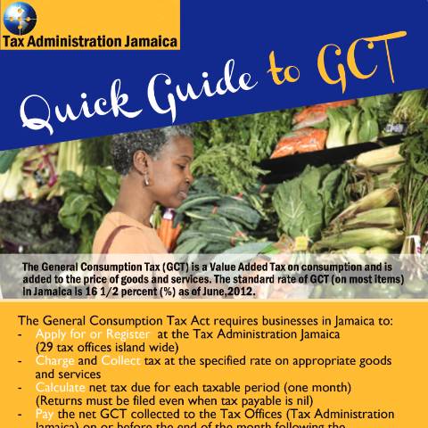 Document preview: Quick Guide to GCT — Guide, Jamaica (CERFA n°guide_to_gct)