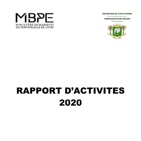 Aperçu du document rapport activites 2020 — Rapport, Côte d'Ivoire