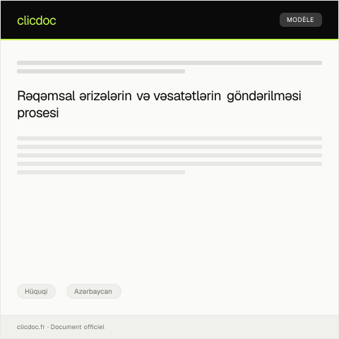 Document preview: Rəqəmsal ərizələr və vəsatətlərin göndərilməsi — Hüquqi, Azərbaycan