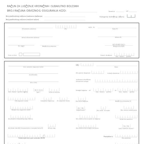 Document preview: RnOsb34 ObvOsig DBL 06.06.2022 — Zdravstveno (sante), Hrvatska (CERFA n°RnOsb34)