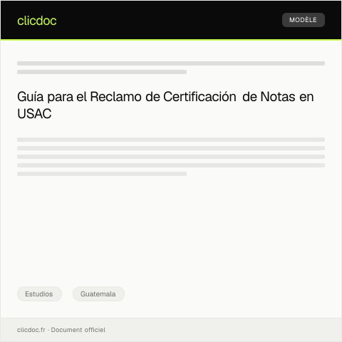 Vista previa del documento Reclamo por certificación de notas en Universidad de San Carlos — Estudios, Guatemala