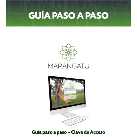 Vista previa del documento Guía paso a paso Marangatu - Cómo solicitar el cambio de su clave por olvido - Código Captcha — Guias, Paraguay