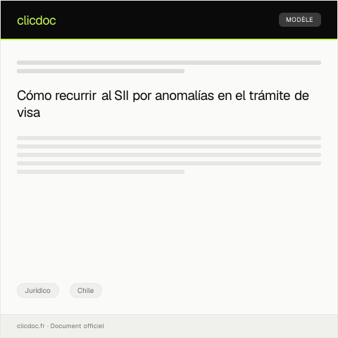Vista previa del documento Recurrir a la autoridad por anomalías en proceso de trámite de visa — Jurídico, Chile