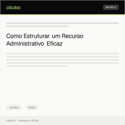 Pré-visualização do documento Recurso Administrativo perante a Receita Federal — Jurídico, Brasil