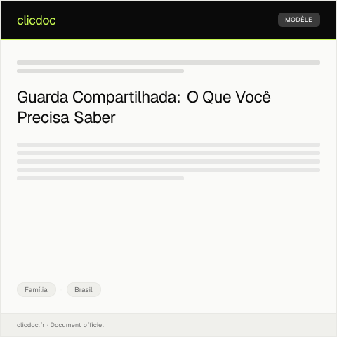 Pré-visualização do documento Requerimento de Guarda Compartilhada — Família, Brasil