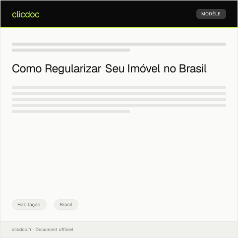 Pré-visualização do documento Requerimento de Inclusão de Imóvel em Programa de Regularização — Habitação, Brasil