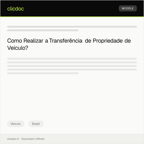 Pré-visualização do documento Requerimento de Transferência de Propriedade de Veículo — Veículo, Brasil