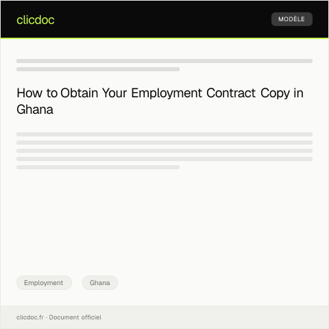 Document preview: Request for Employment Contract Copy from Ghana National Gas Company — Employment, Ghana