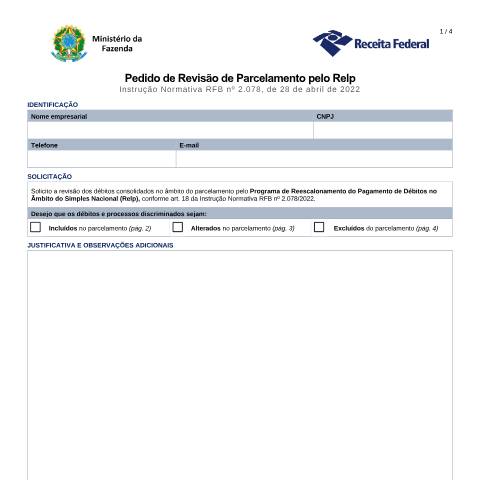 Pré-visualização do documento Pedido de revisão do Relp — Impostos, Brasil