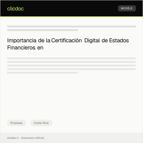 Vista previa del documento Revisión y certificación digital de estados financieros — Empresa, Costa Rica